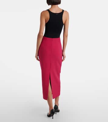 High-rise cady pencil skirt  | Roland Mouret