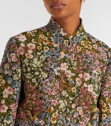 Chaqueta cropped VGold floral | Valentino