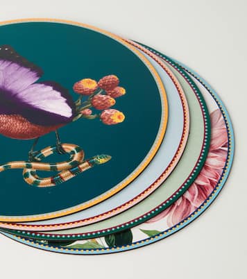 Flying Friends set of 4 printed placemats | La DoubleJ