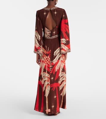 Bedrucktes Maxikleid aus Seide | Johanna Ortiz