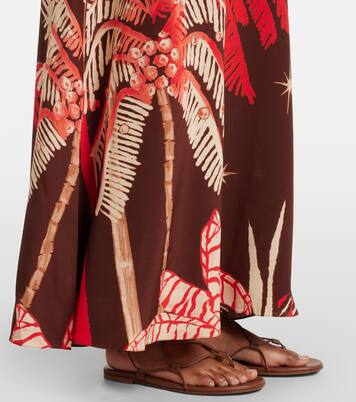 Bedrucktes Maxikleid aus Seide | Johanna Ortiz