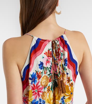 Vestido corto Floraline estampado | Farm Rio