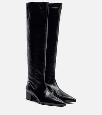 Andee 40 leather knee-high boots | Khaite