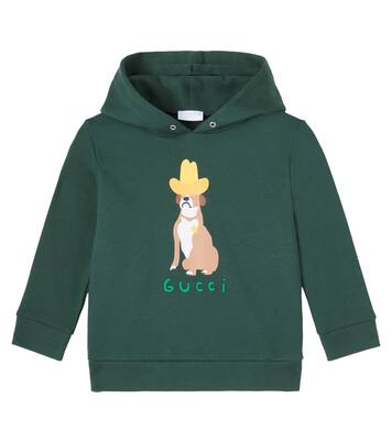 x Euan Roberts printed jersey hoodie | Gucci Kids