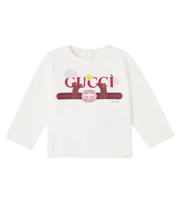 x Euan Roberts Baby printed cotton jersey sweatshirt | Gucci Kids
