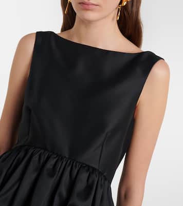 Peplum wool and silk top | Róhe