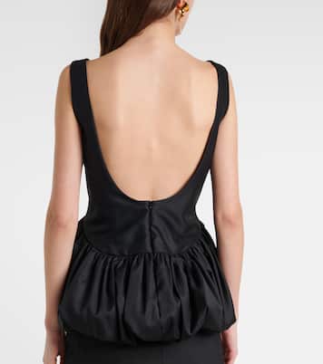 Peplum wool and silk top | Róhe