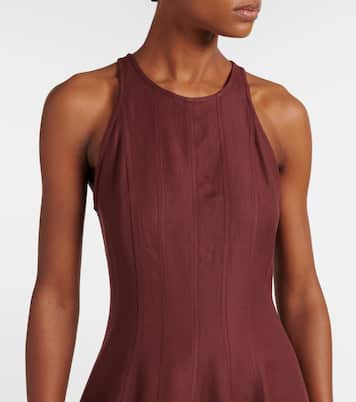 Striped midi dress | Brunello Cucinelli