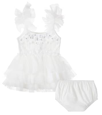 Baby Set Whispers Of The Deep aus Kleid und Höschen | Tutu Du Monde