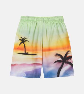 Adi printed cotton shorts | Molo