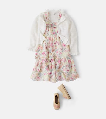 Floral cotton dress | Chloé Kids