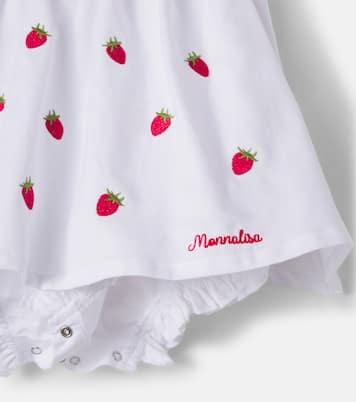 x Disney® baby cotton poplin dress | Monnalisa