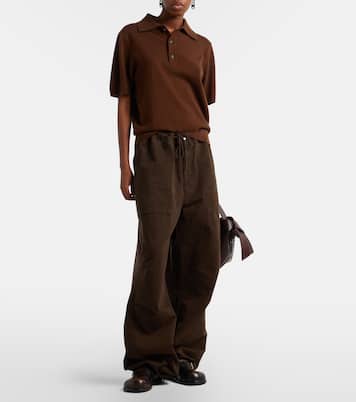 Wool and cashmere polo shirt | Entire Studios