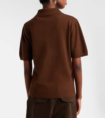 Wool and cashmere polo shirt | Entire Studios