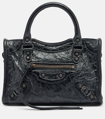 Le City Mini leather top-handle bag | Balenciaga