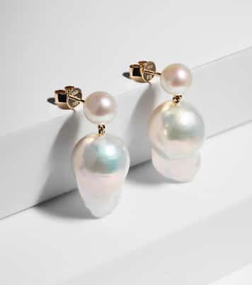 Boucles d'oreilles Venus Blac en or 14 ct et perles | Sophie Bille Brahe