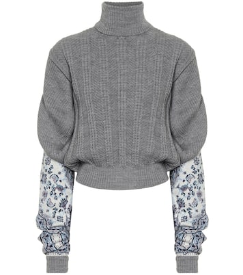 Intarsia linen-blend sweater | Y/Project