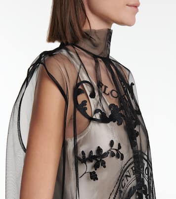 Midikleid aus Tüll und Satin | Acne Studios