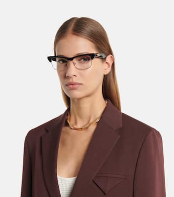 Eckige Brille | Bottega Veneta