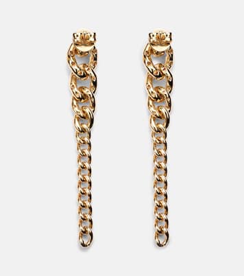 Boucles d’oreilles Gradual Drop Link en or 18 ct et diamants | Shay Jewelry