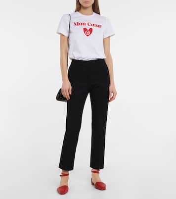 T-Shirt Oliato aus Baumwolle | Max Mara