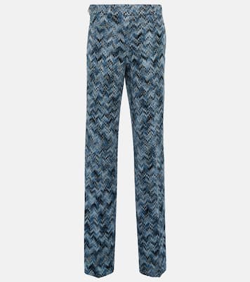 Pantaloni in maglia a zig-zag | Missoni