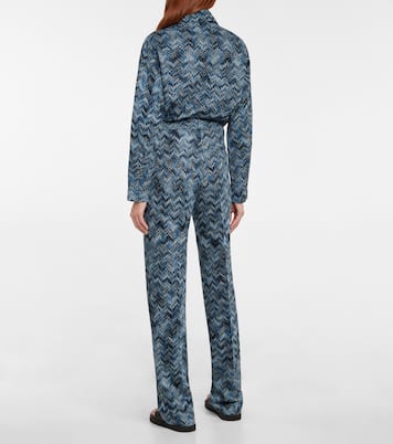 Pantaloni in maglia a zig-zag | Missoni