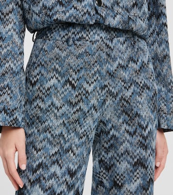 Pantaloni in maglia a zig-zag | Missoni