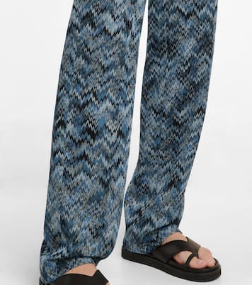 Pantaloni in maglia a zig-zag | Missoni