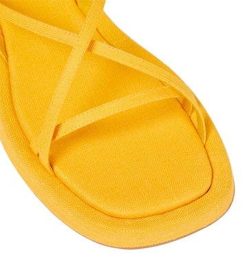 Sandalias Rosie 16 de piel y lino | Gia Borghini