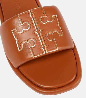 Double T Sport leather sandals | Tory Burch