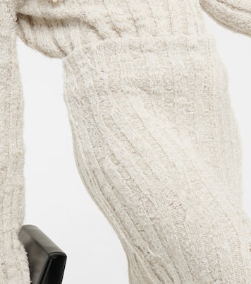 Crochet wool-blend maxi skirt | Acne Studios