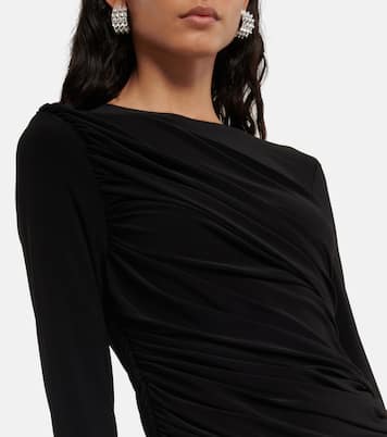 Diana ruched jersey midi dress | Norma Kamali