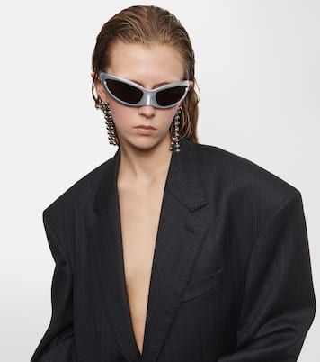 Occhiali da sole ovali Skin | Balenciaga