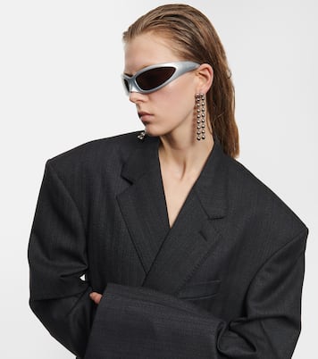 Occhiali da sole ovali Skin | Balenciaga