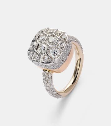 Bague Nudo Solitaire en or 18 ct et diamants | Pomellato