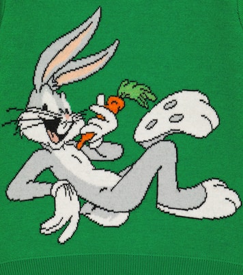 Alanui - x Looney Tunes Bugs Bunny virgin wool cardigan Alanui