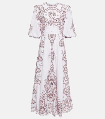 Besticktes Maxikleid Iris Reticella | Costarellos
