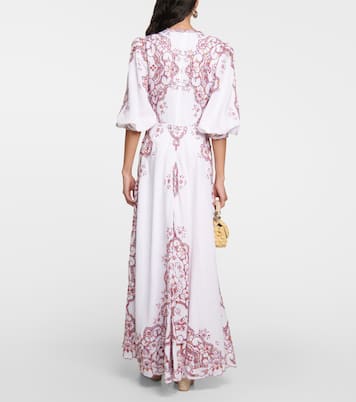 Besticktes Maxikleid Iris Reticella | Costarellos