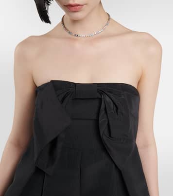 Kerrigan moiré taffeta minidress | LoveShackFancy