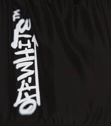 Shorts mare con logo stile graffiti | Off-White Kids