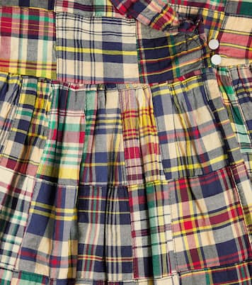 Vestido wrap de algodón madrás | Polo Ralph Lauren Kids