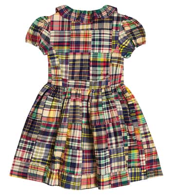 Vestido wrap de algodón madrás | Polo Ralph Lauren Kids