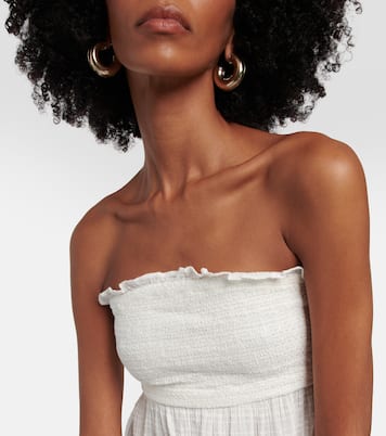 Vestido largo Mckinney de algodón | Veronica Beard