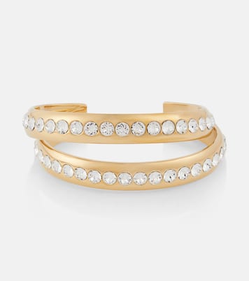 Bracciale rigido Jahleel con cristalli | Amina Muaddi