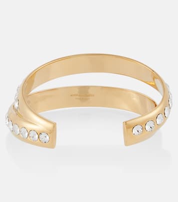Bracciale rigido Jahleel con cristalli | Amina Muaddi