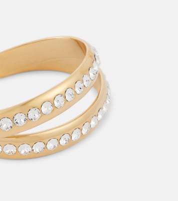 Bracciale rigido Jahleel con cristalli | Amina Muaddi