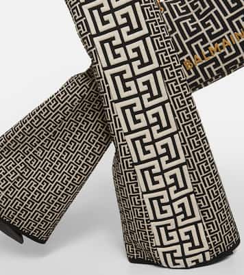 Pantalon évasé en laine mélangée | Balmain