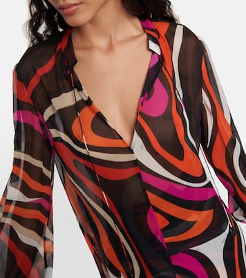 Marmo silk chiffon blouse | Pucci