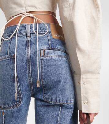 Camicia cropped Plidao in lino e cotone | Jacquemus